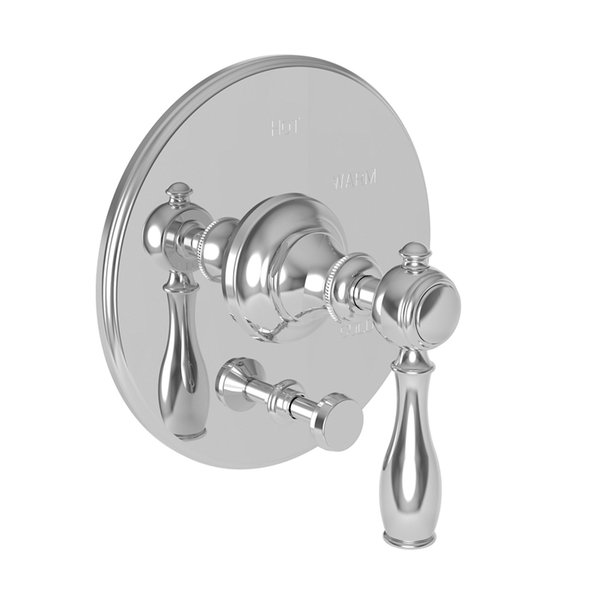 Newport Brass Balanced Pressure Tub & Shower Diverter Plate W/ Handle Brass 5-1772BP/03N